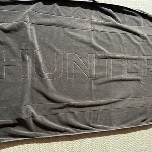 Hunter Charcoal Embossed Beach Towel